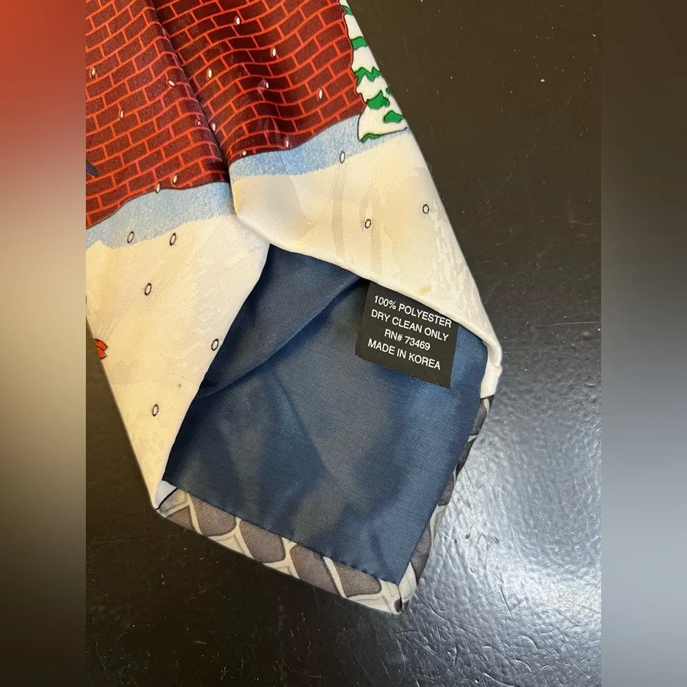 Looney Tunes Mania Vintage 90s Christmas Bugs Bunny Daffy Duck Neck Tie See Dets